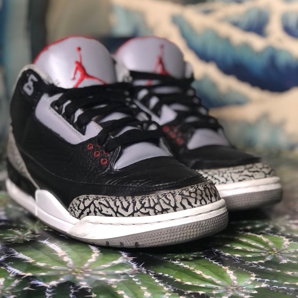 Jordan 3 Black cement